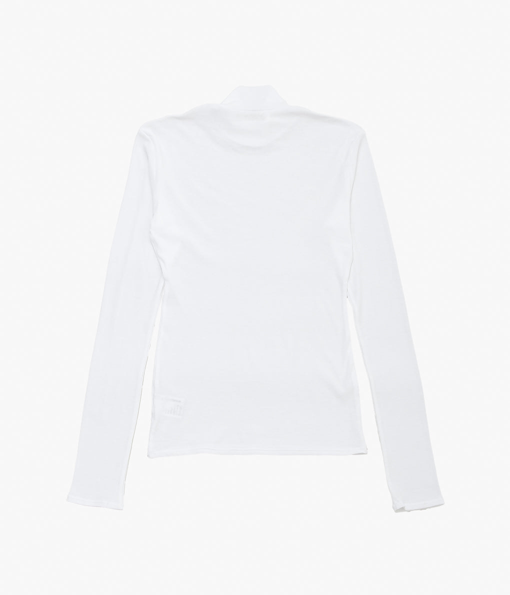TU ES MON TRESOR ''HIGH NECK TOP'' (WHITE)