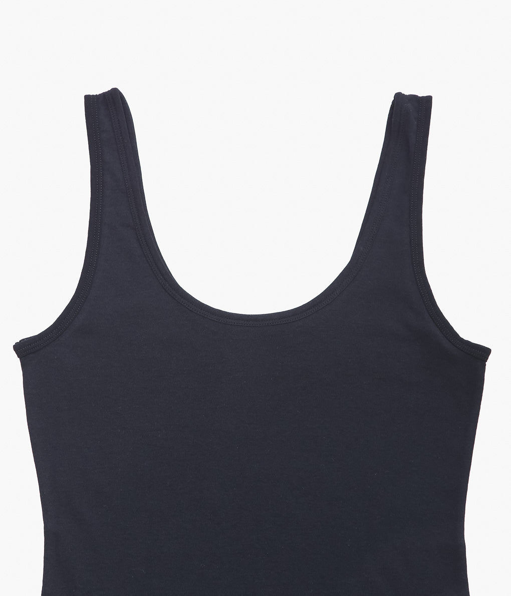 TU ES MON TRESOR ''U-NECK TANK'' (BLACK)