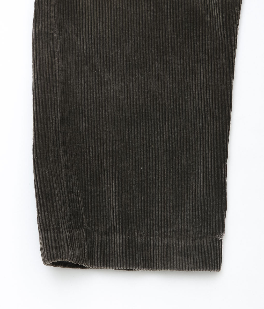 VINTAGE CLOTHING ''30s FRENCH CORDUROY TROUSERS "CLAUDIUS LAFOND"'' (BROWN)