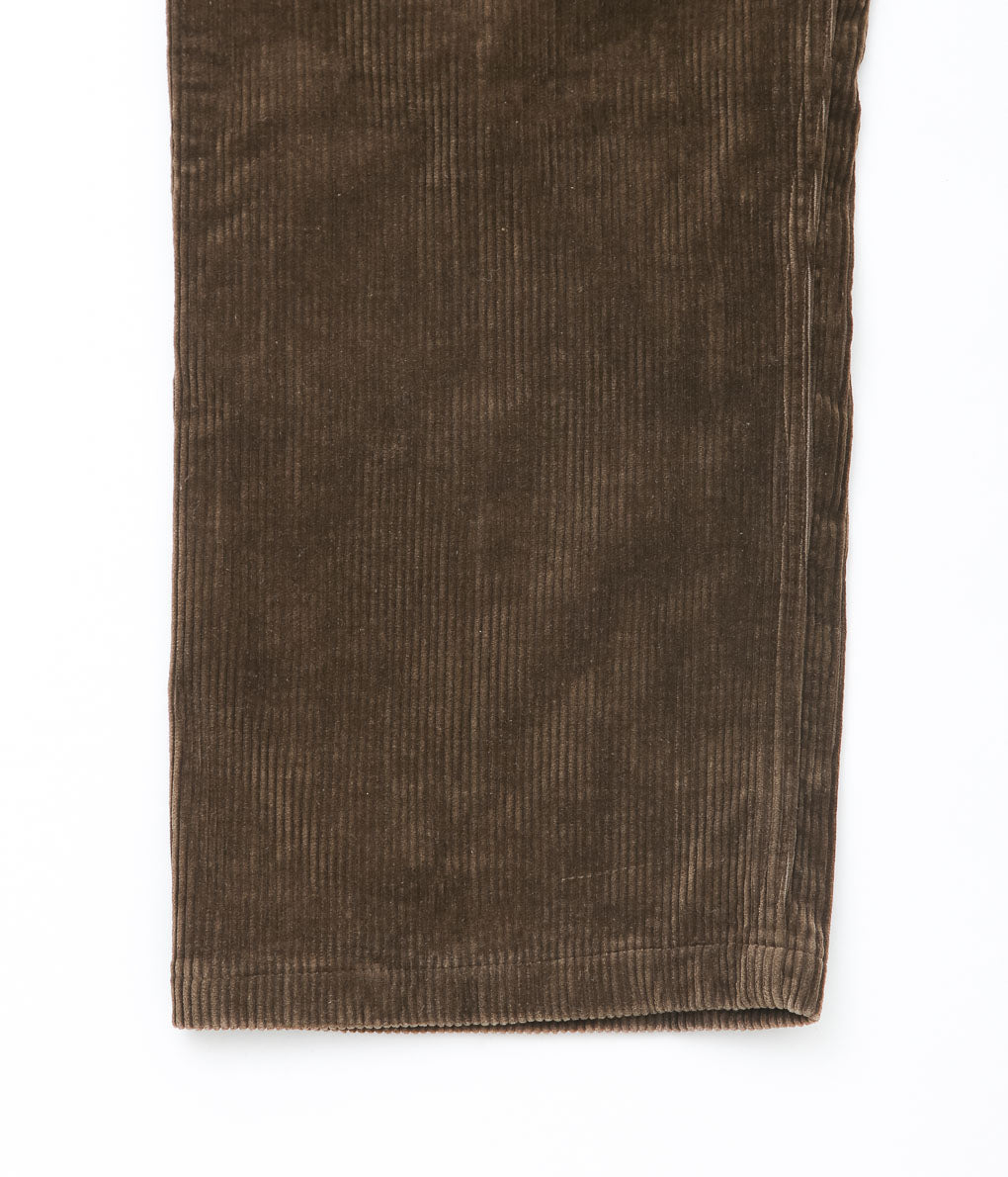 VINTAGE CLOTHING ''50-60's DEADSTOCK FRENCH CORDUROY TROUSERS'' (BROWN)