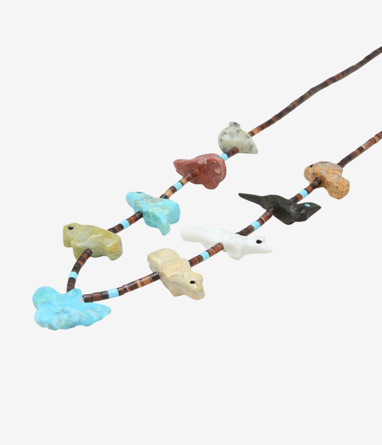 VINTAGE JEWELRY ''NAVAJO FETISH NECKLACE ①'' (ASSO)