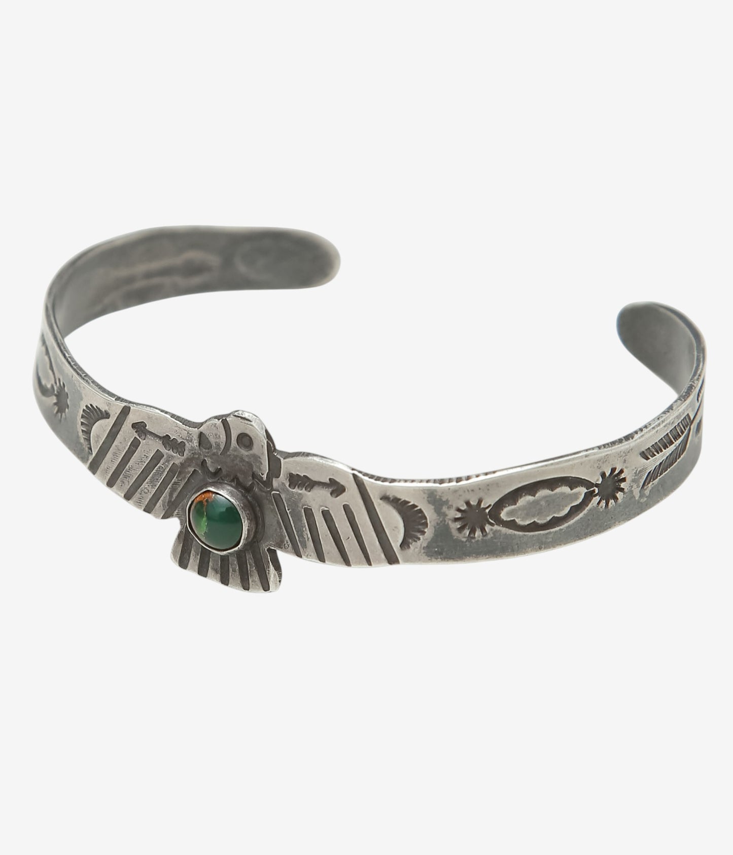 VINTAGE JEWELRY ''VINTAGE INDIAN JEWELRY BANGLE 6'' (SILVER)