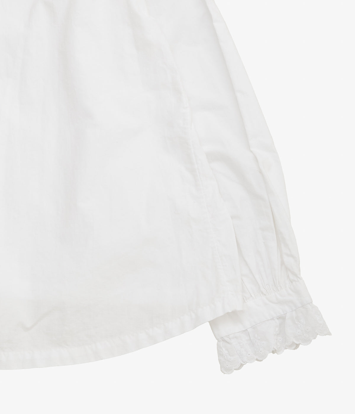 USED&VINATGE ''40-50's FRENCH VINTAGE BLOUSE'' (WHITE)
