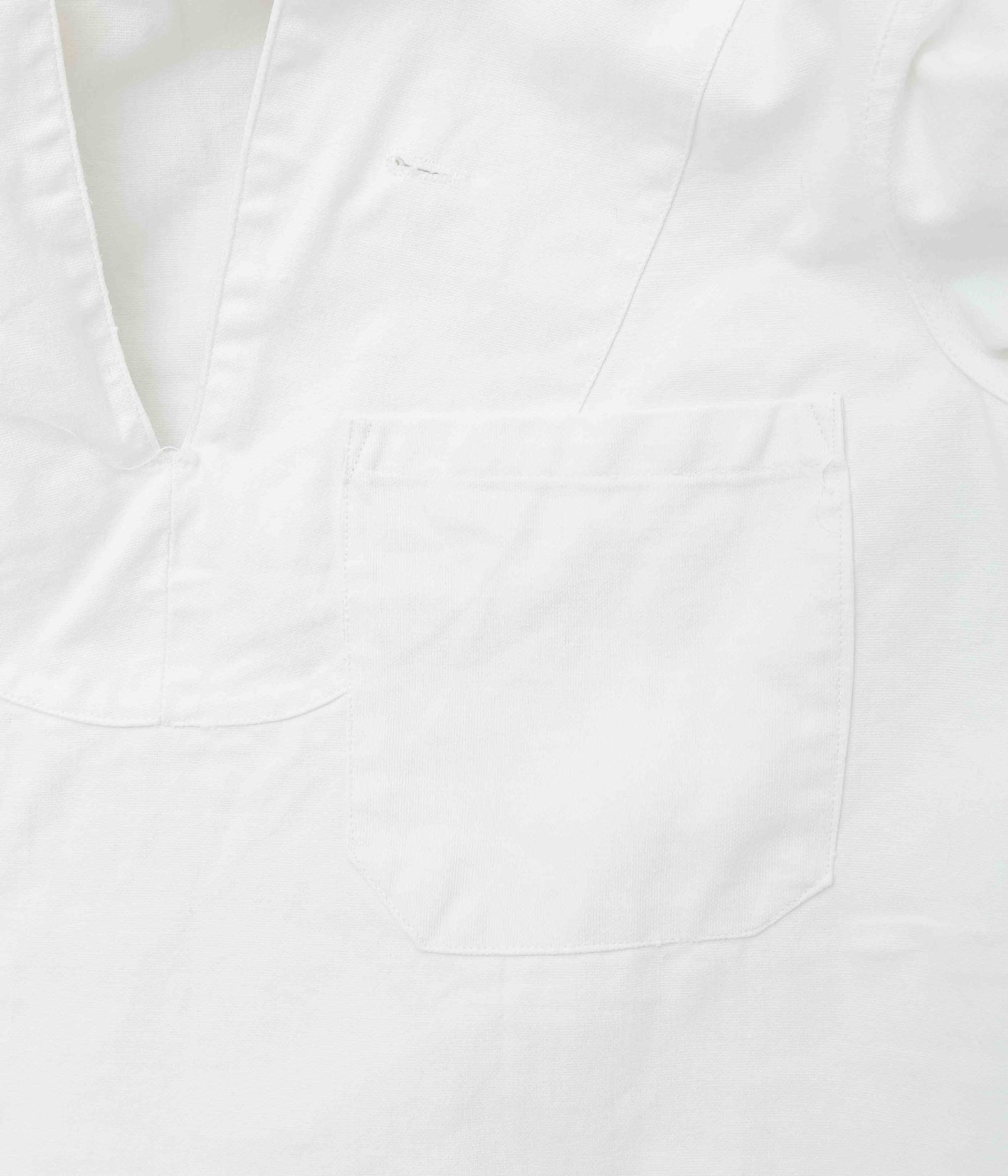 USED&VINTAGE ''60's FRENCH NAVY SAILOR SHIRT'' (WHITE / BLUE)