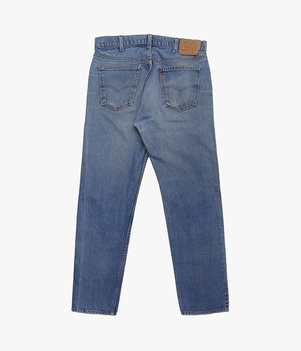VINTAGE DENIM''80'S LEVI'S 505 USA''(INDIGO)(W36/L33)