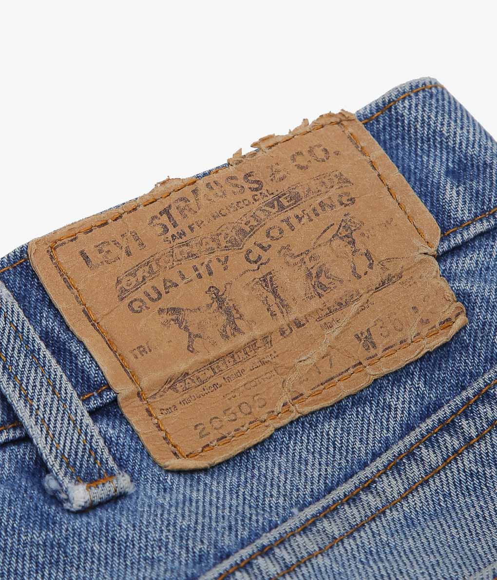 VINTAGE DENIM''80'S LEVI'S 505 USA''(INDIGO)(W36/L33)