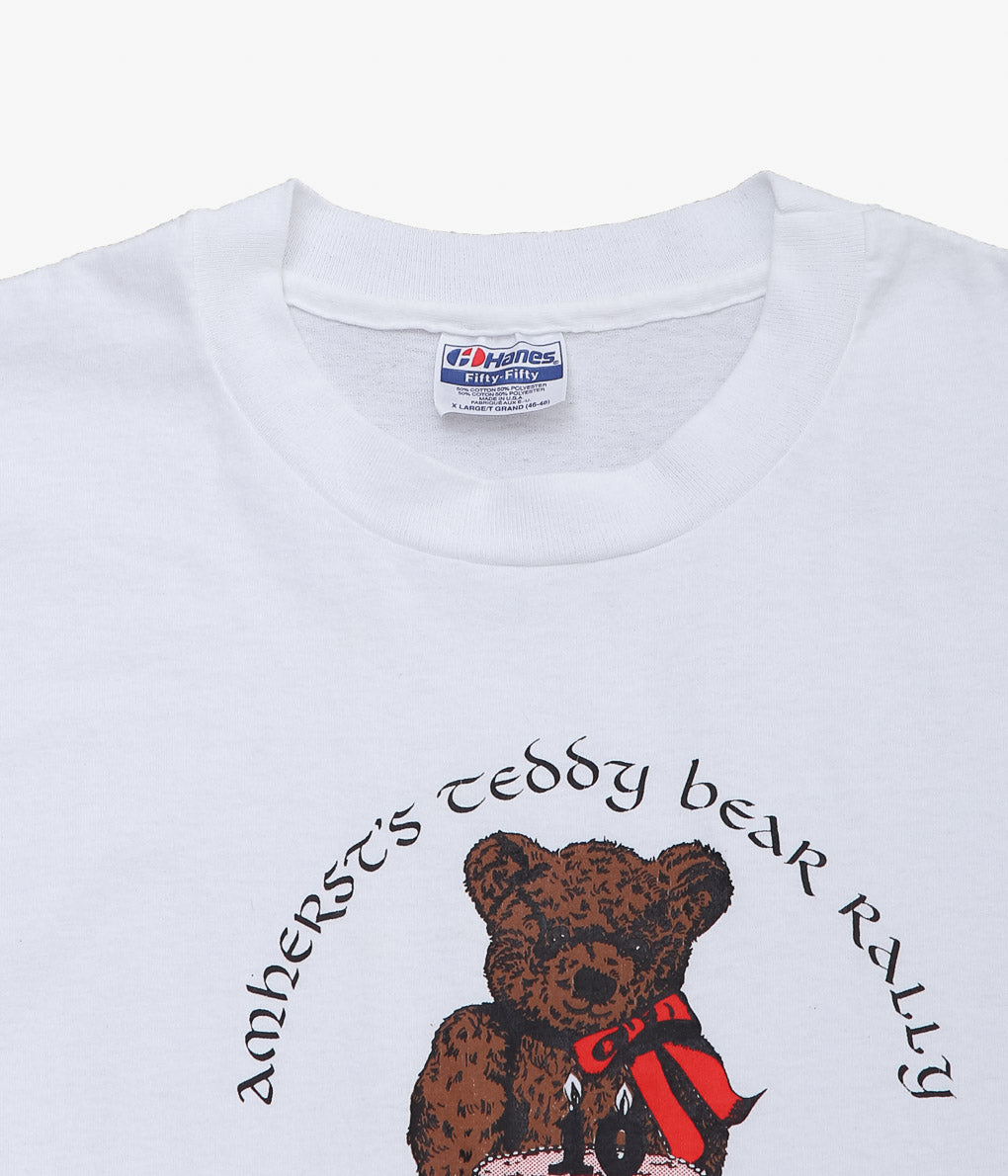 VINTAGE CLOTHING ''90'S BEAR RALLY TEE MADE IN THE U.S.A.'' (WHITE)
