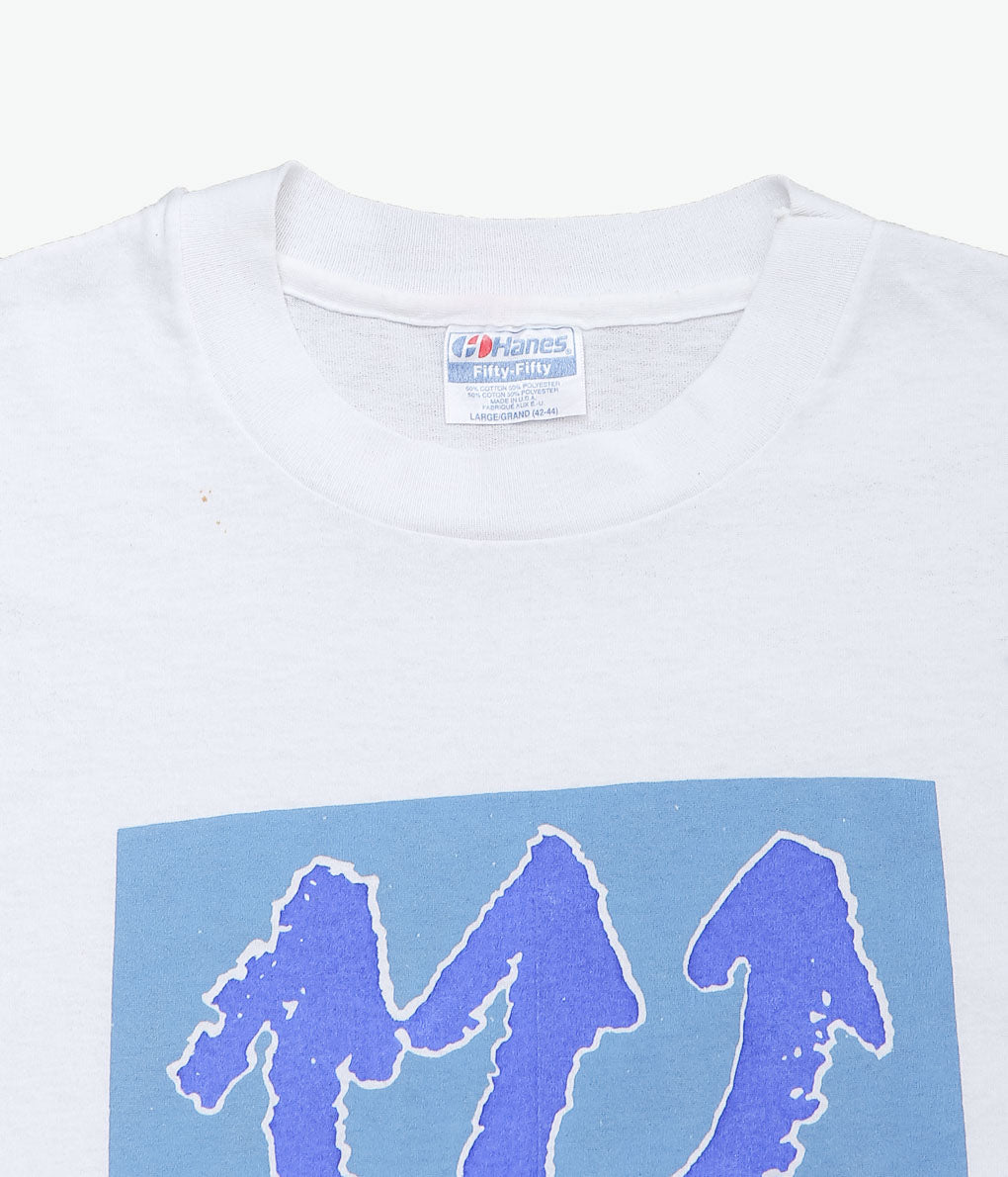 VINTAGE CLOTHING ''90'S CLUB MED TEE MADE IN THE U.S.A.'' (WHITE)