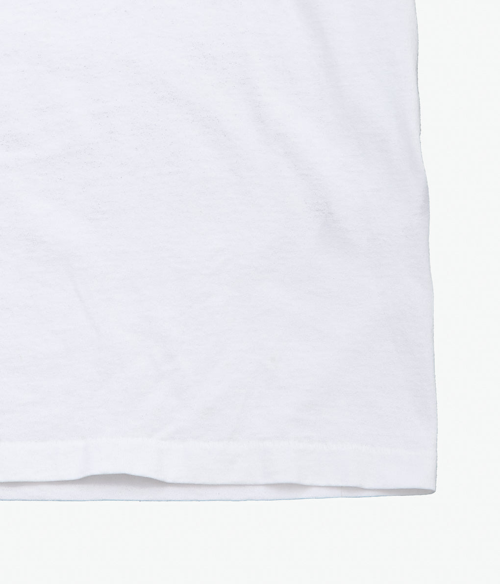VINTAGE CLOTHING ''90'S CLUB MED TEE MADE IN THE U.S.A.'' (WHITE)