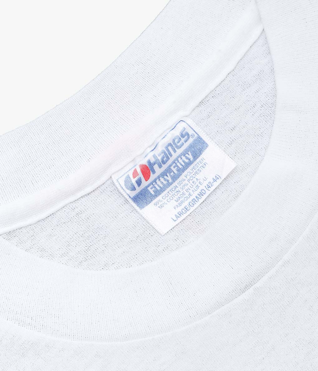VINTAGE CLOTHING ''90'S CLUB MED TEE MADE IN THE U.S.A.'' (WHITE)