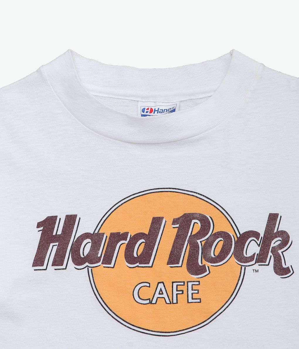VINTAGE CLOTHING ''90'S HARD ROCK CAFE LA TEE'' (WHITE)