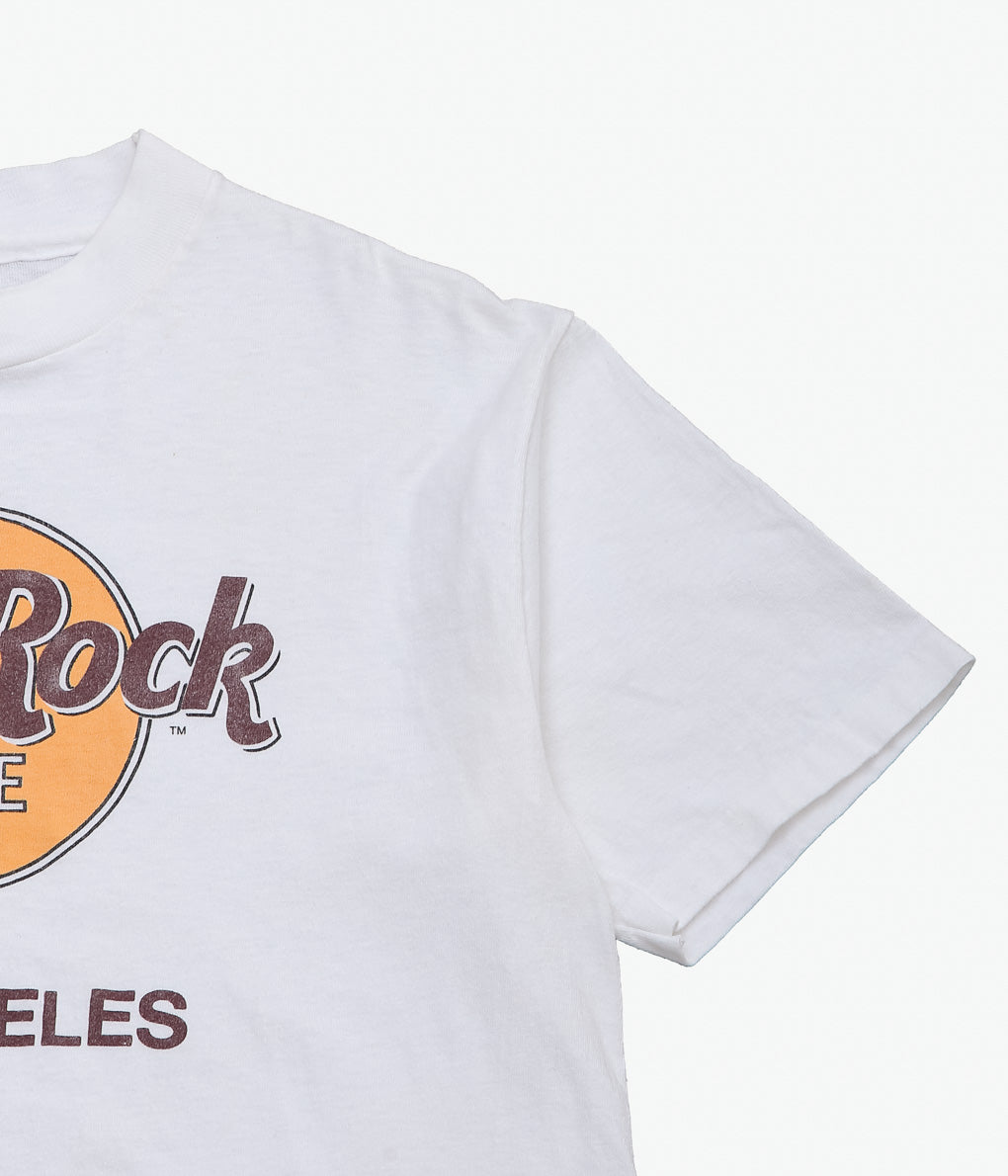 VINTAGE CLOTHING ''90'S HARD ROCK CAFE LA TEE'' (WHITE)