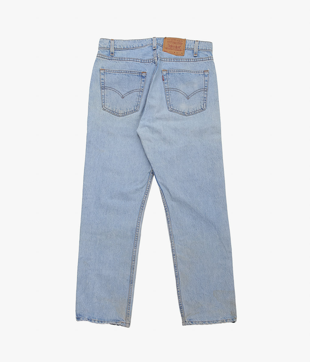 VINTAGE DENIM''90'S LEVI'S 505 USA''(INDIGO)(W34/L30)