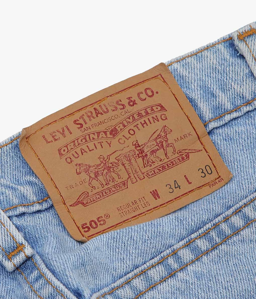 VINTAGE DENIM''90'S LEVI'S 505 USA''(INDIGO)(W34/L30)