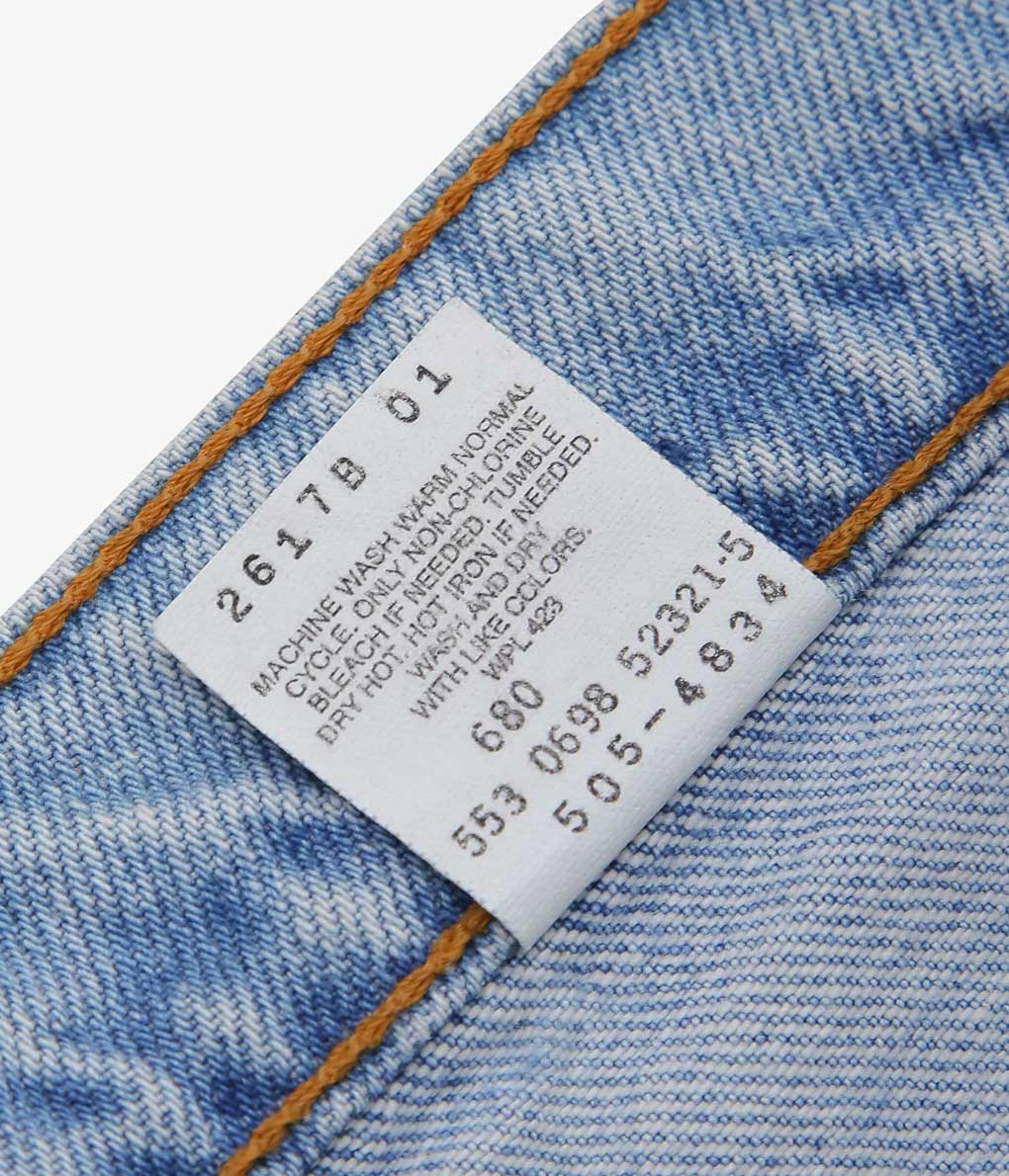 VINTAGE DENIM''90'S LEVI'S 505 USA''(INDIGO)(W34/L30)