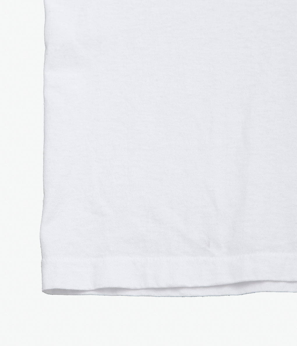 VINTAGE CLOTHING ''90'S SCREEN STARS MICROPHONE TEE'' (WHITE)