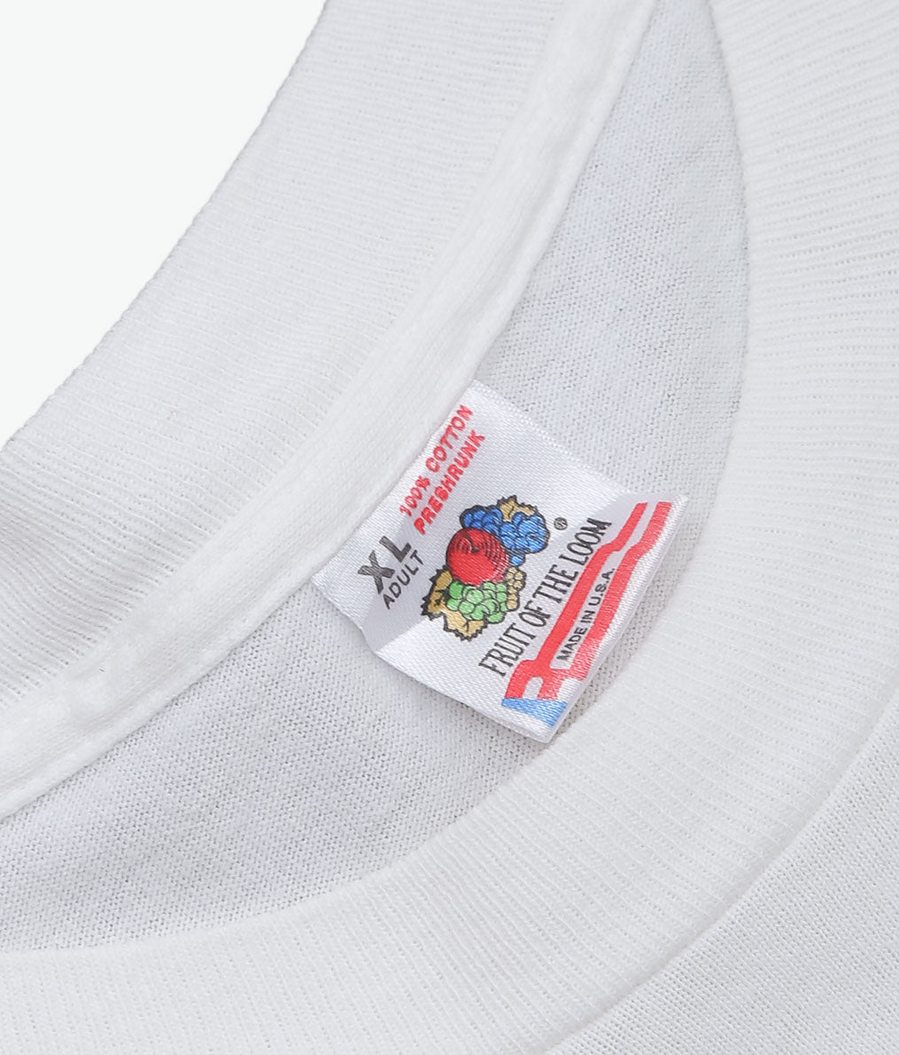 VINTAGE CLOTHING ''90'S SHEN MUSIC TEE'' (WHITE)
