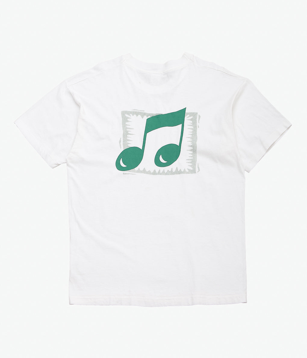 VINTAGE CLOTHING ''90'S SHEN MUSIC TEE'' (WHITE)