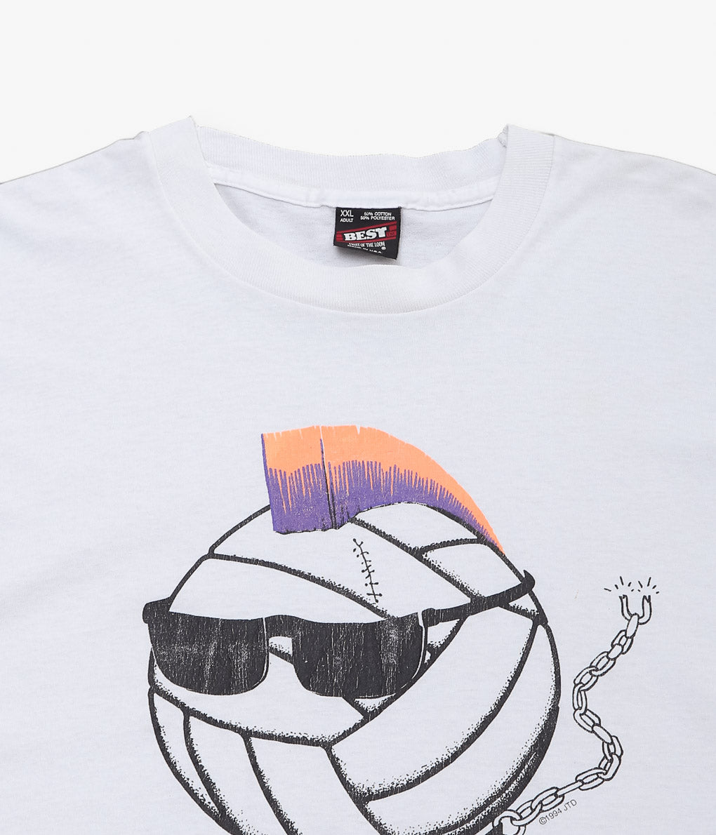 VINTAGE CLOTHING ''90'S SPIKE TEE'' (WHITE)