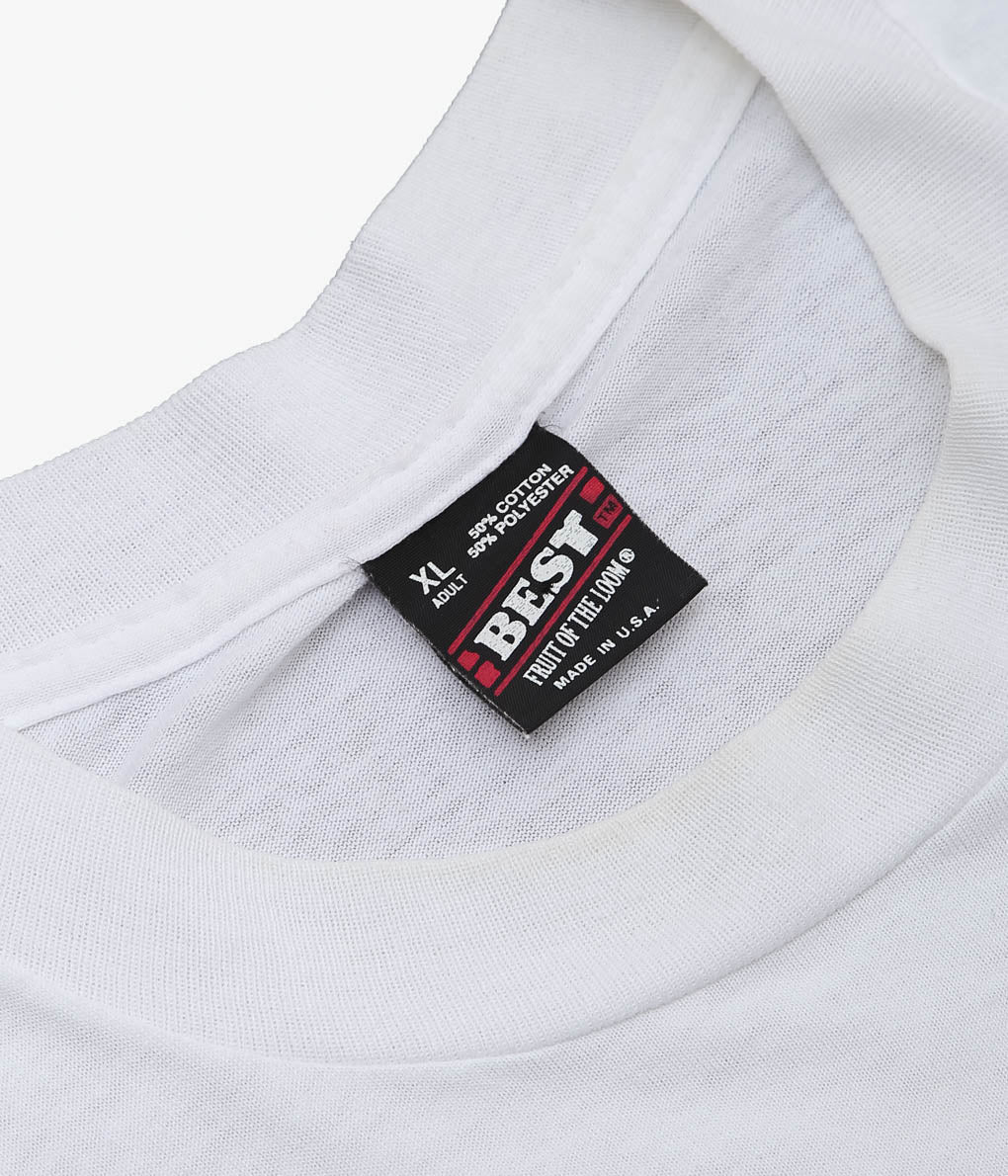 VINTAGE CLOTHING ''90'S SUN NEWSPAPER TEE'' (WHITE)