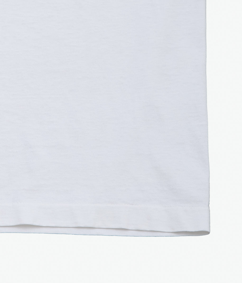 VINTAGE CLOTHING ''90'S WALK THROUGH TIME TEE'' (WHITE)