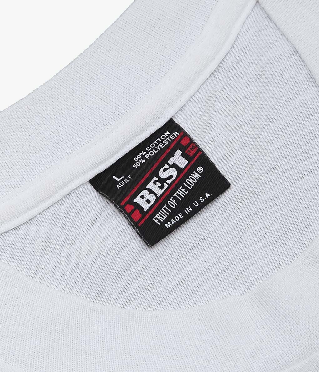 VINTAGE CLOTHING ''90'S WALK THROUGH TIME TEE'' (WHITE)