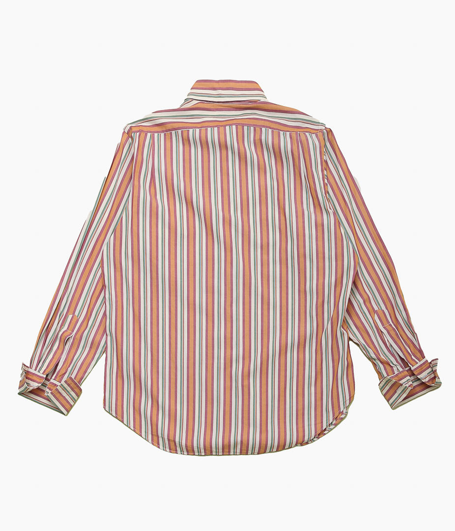 USED&VINTAGE ''GANT SHIRTMAKERS COTON MULTI STRIPE SHIRT MADE IN USA'' (MULTI)