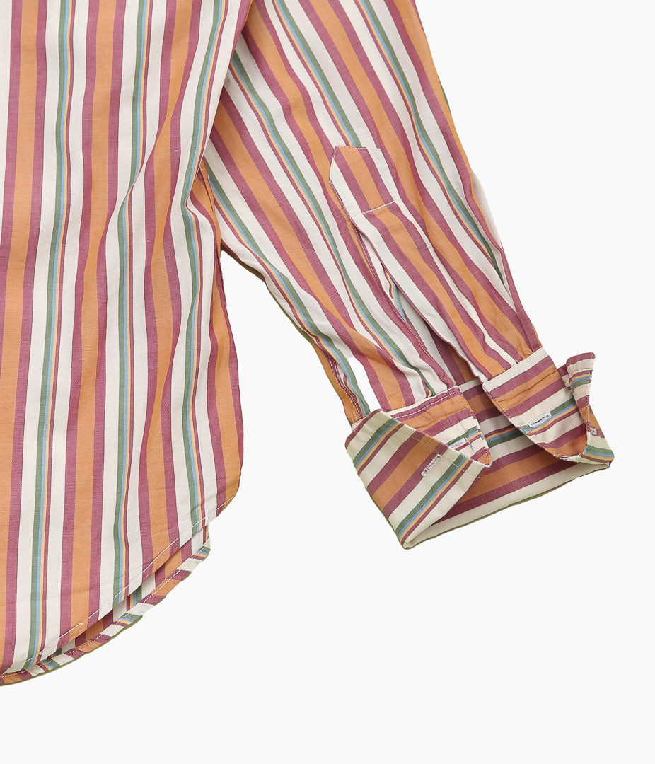 USED&VINTAGE ''GANT SHIRTMAKERS COTON MULTI STRIPE SHIRT MADE IN USA'' (MULTI)