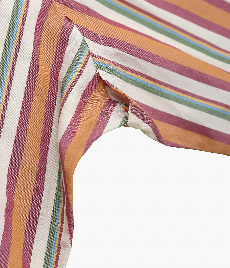 USED&VINTAGE ''GANT SHIRTMAKERS COTON MULTI STRIPE SHIRT MADE IN USA'' (MULTI)