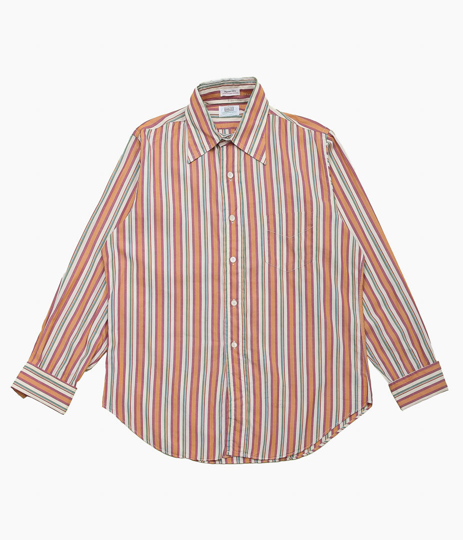 USED&VINTAGE ''GANT SHIRTMAKERS COTON MULTI STRIPE SHIRT MADE IN USA'' (MULTI)
