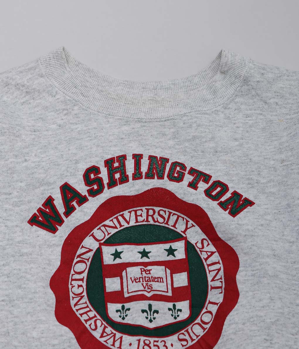 USED&VINTAGE ''VELVA SHEEN COLLEGE SWEATSHIRT'' (LIGHT GRAY)