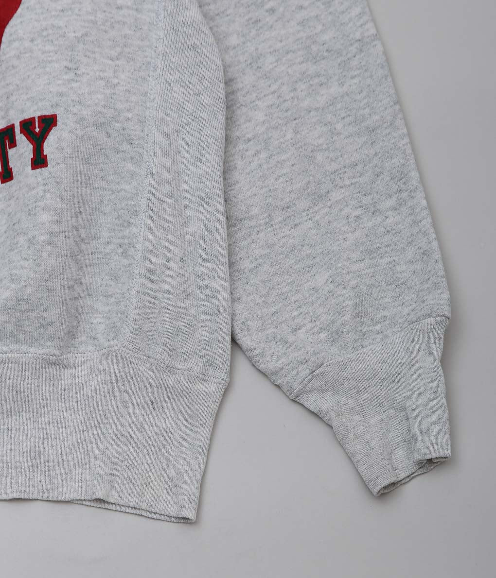 USED&VINTAGE ''VELVA SHEEN COLLEGE SWEATSHIRT'' (LIGHT GRAY)