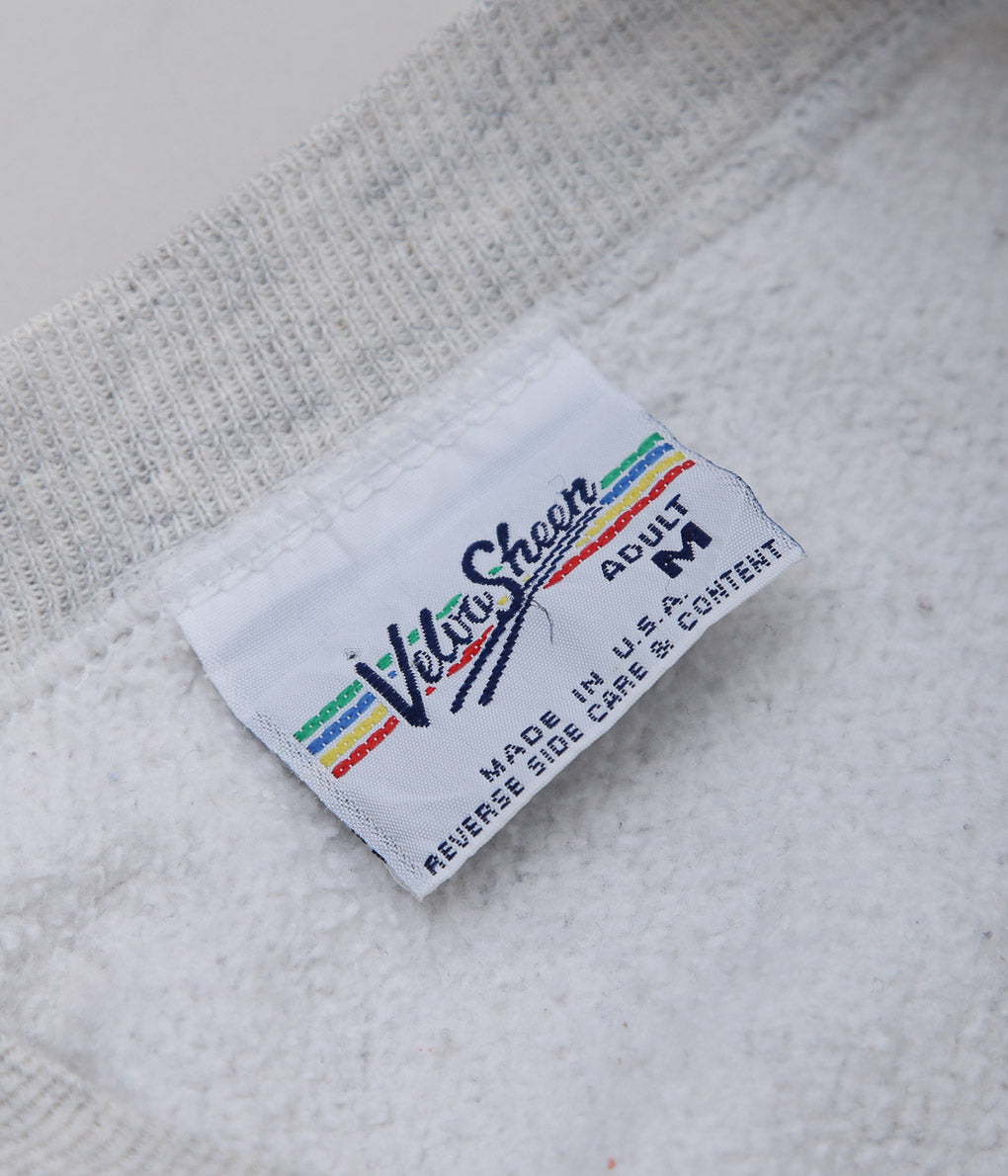 USED&VINTAGE ''VELVA SHEEN COLLEGE SWEATSHIRT'' (LIGHT GRAY)
