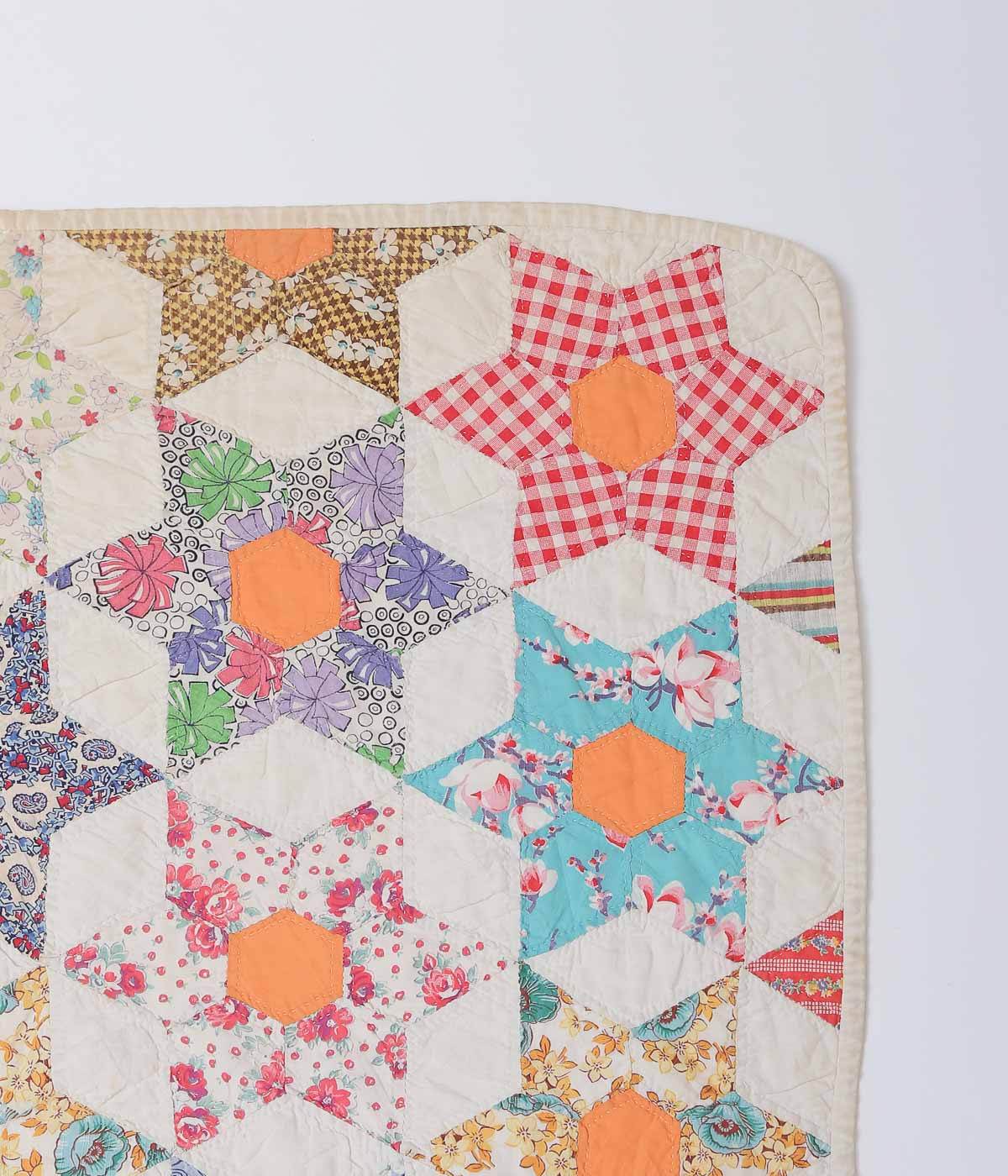 VINTAGE FABRIC ''VINTAGE AMERICAN QUILT #35'' (ASSO)