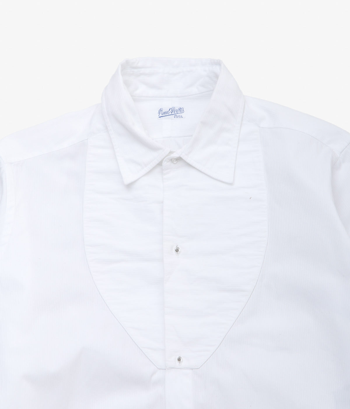 USED&VINTAGE ''1910'S~1920'S FRENCH ANTIQUE SHIRT DEADSTOCK'' (WHITE)