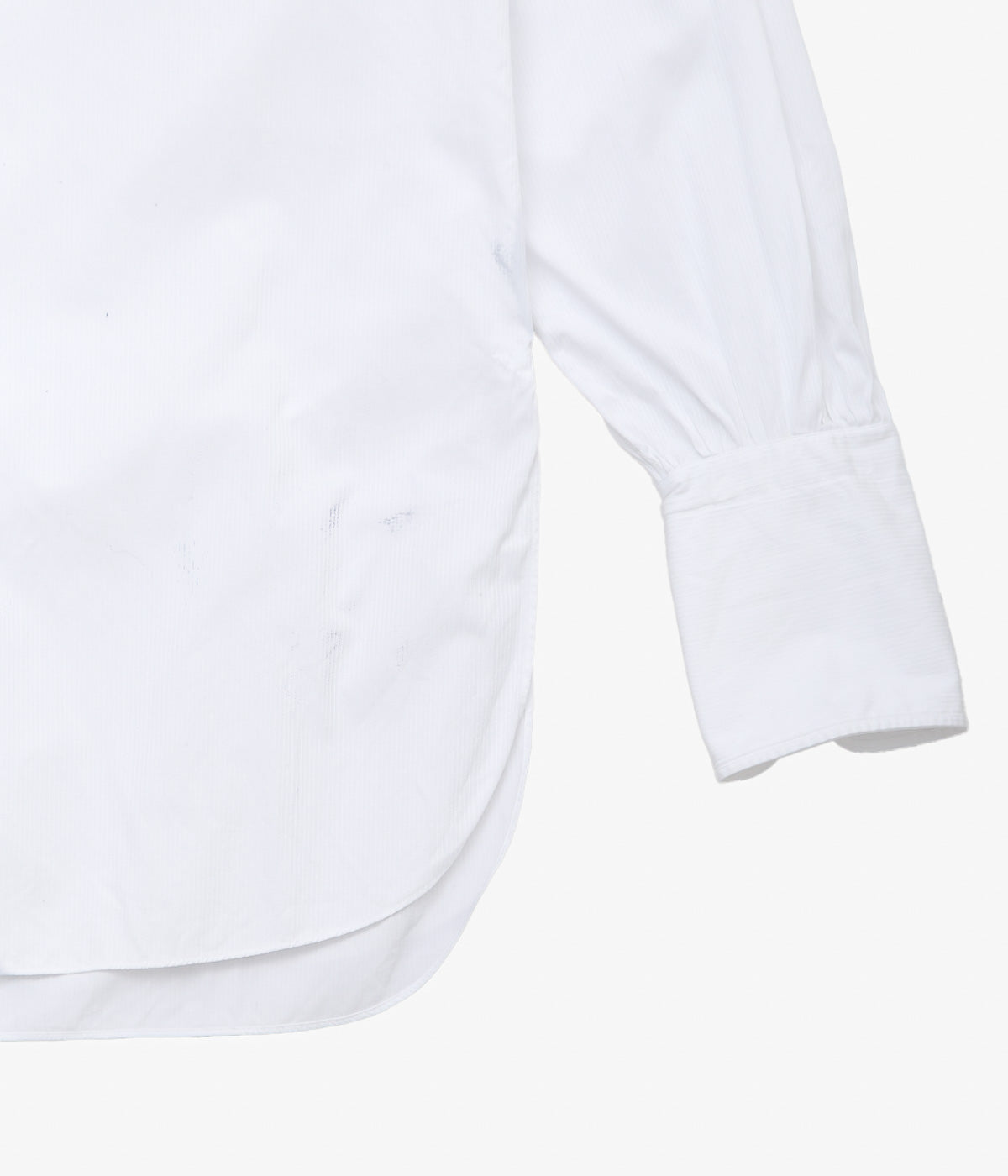 USED&VINTAGE ''1910'S~1920'S FRENCH ANTIQUE SHIRT DEADSTOCK'' (WHITE)