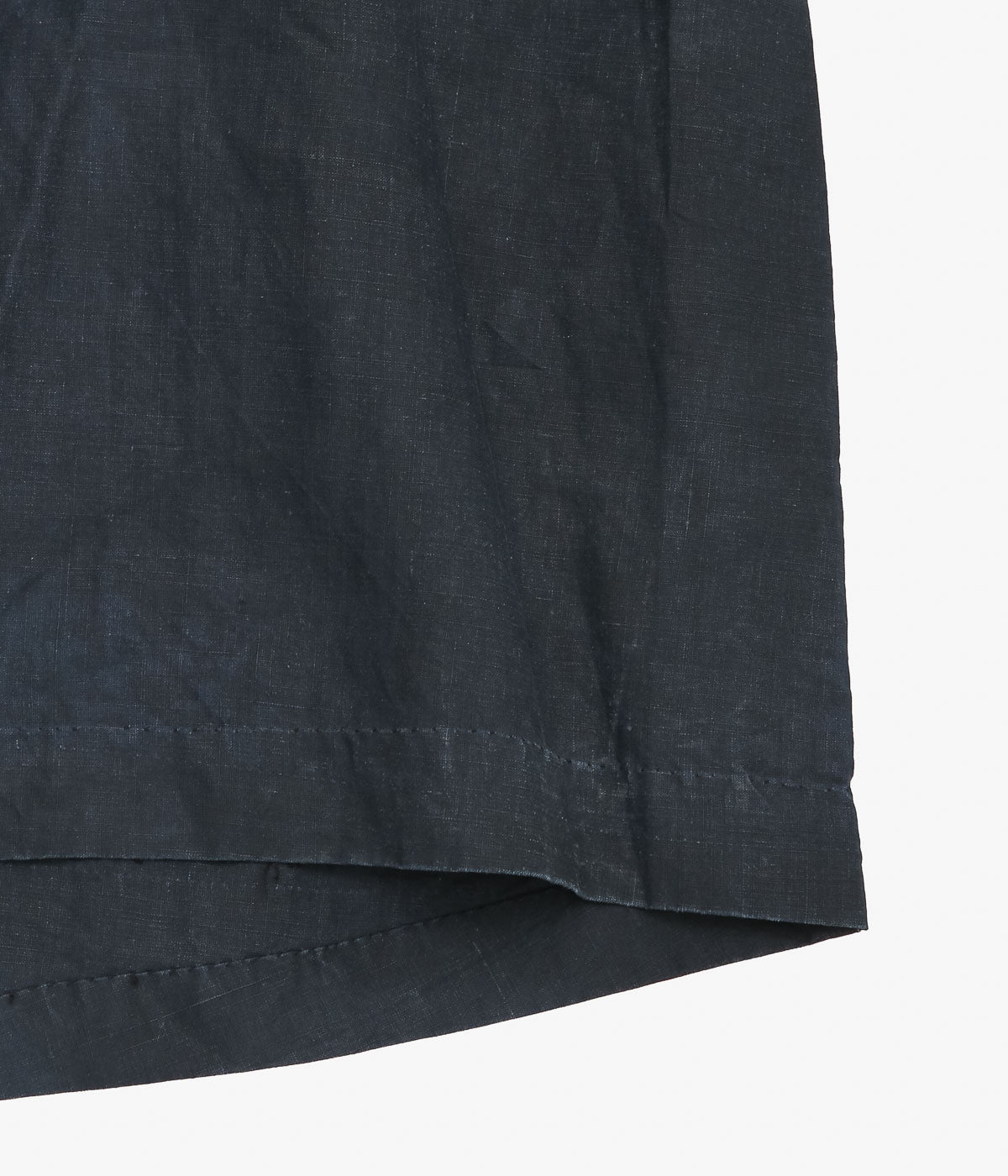 VINTAGE CLOTHING ''-1920's INDIGO COTTON LINEN DRESS''(INDIGO)