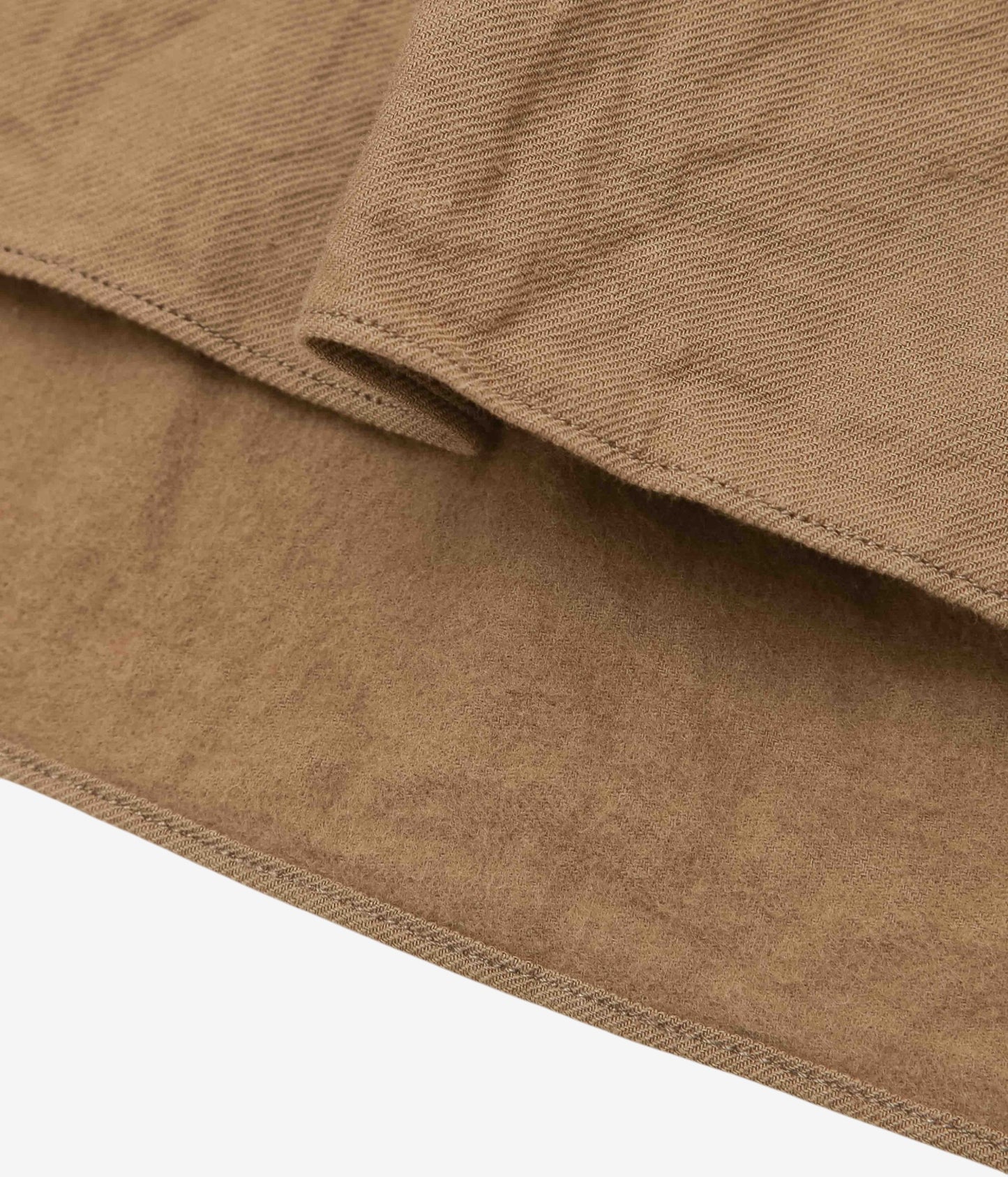 VINTAGE CLOTHING ''1940'S FRENCH BROWN WORK SHIRT #2'' (BROWN)