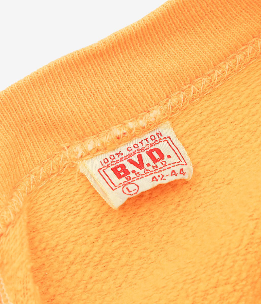 VINTAGE CLOTHING ''1950~60's B.V.D. BLANC SWEATSHIRT'' (YELLOW)