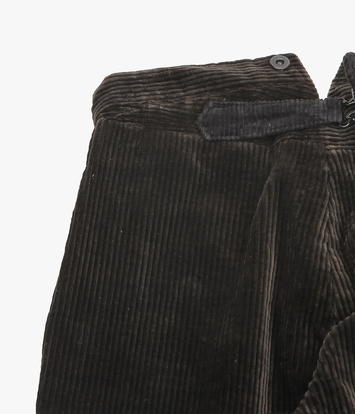VINTAGE CLOTHING ''40-50s FRENCH CORDUROY TROUSERS'' (DARK BROWN)