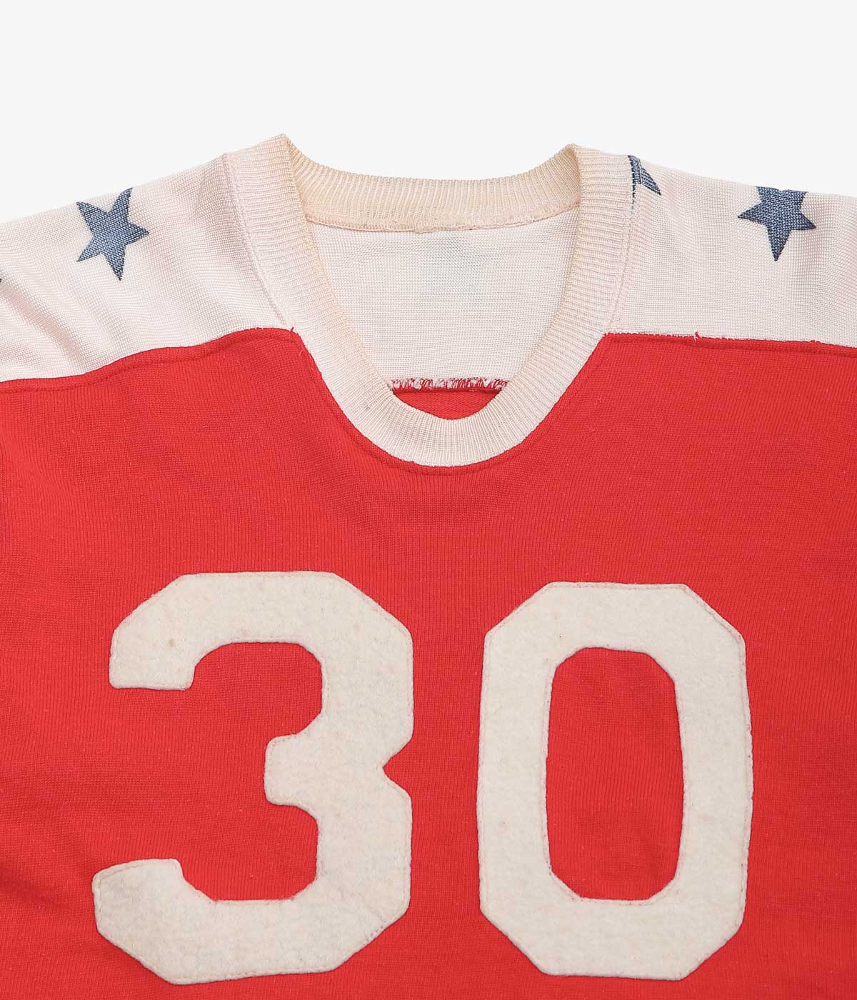 VINTAGE CLOTHING ''40~50'S NO.30 FOOTBALL SHIRT'' (RED)