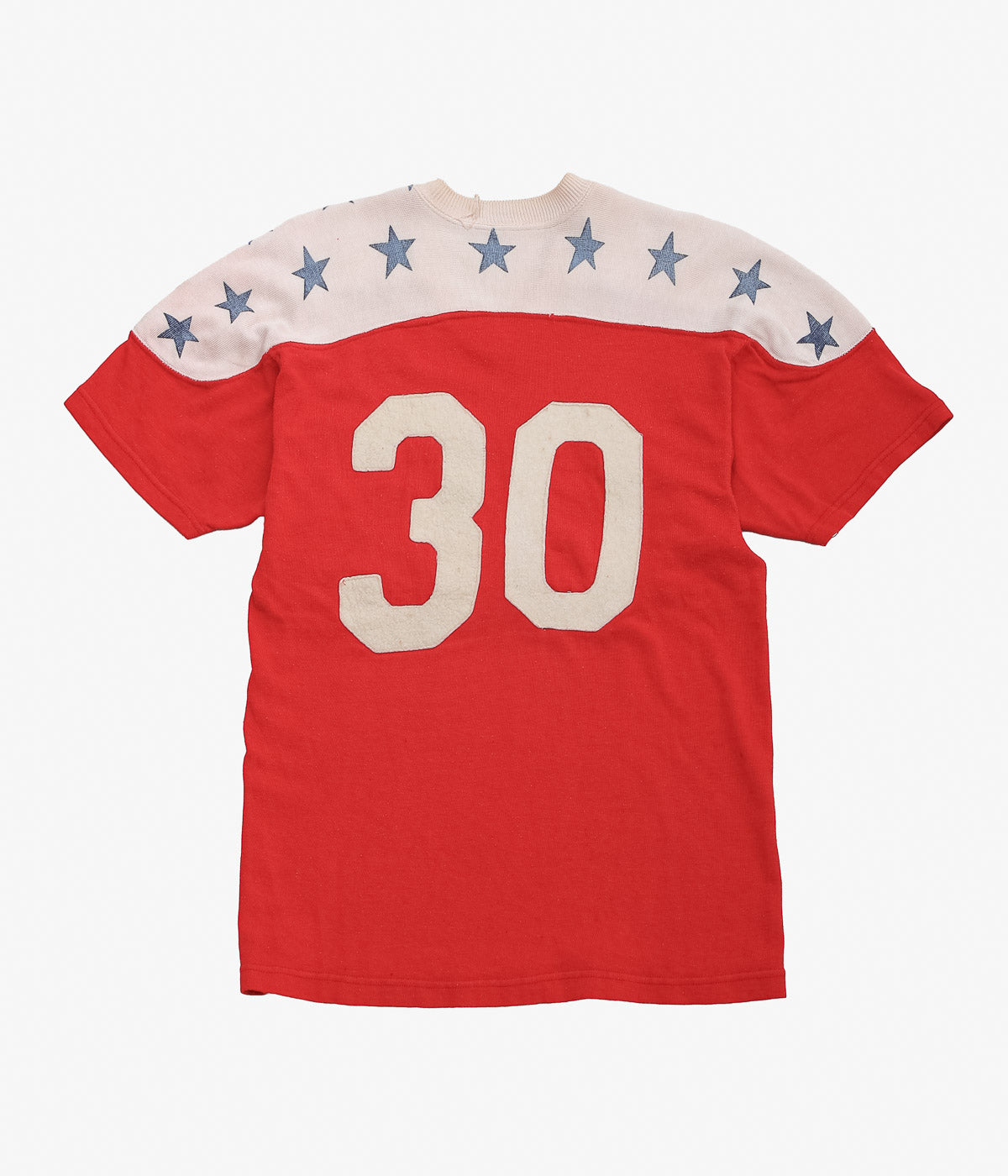 VINTAGE CLOTHING ''40~50'S NO.30 FOOTBALL SHIRT'' (RED)