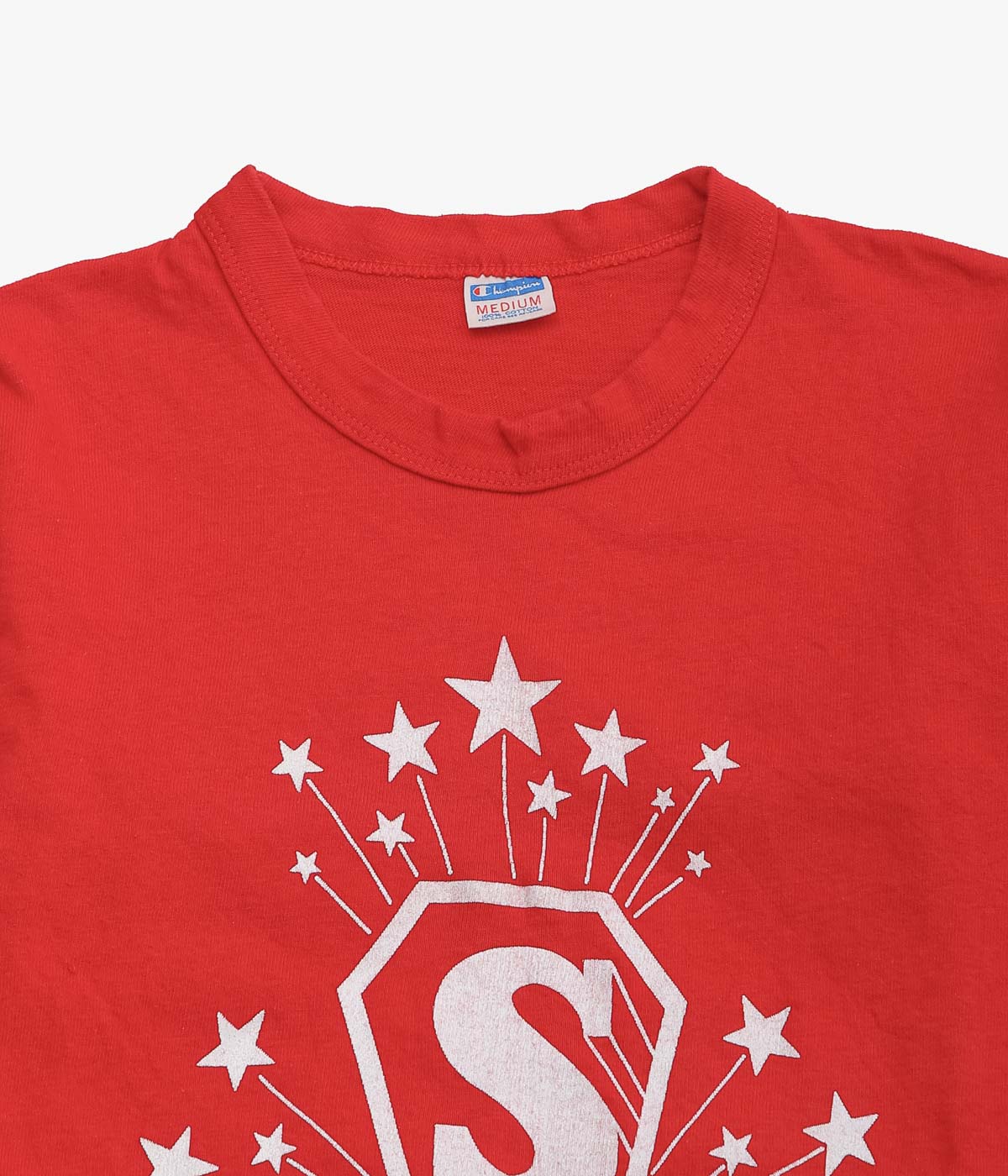 VINTAGE CLOTHING ''70's CHAMPION "SUPER SENIOR" TEE'' (RED)