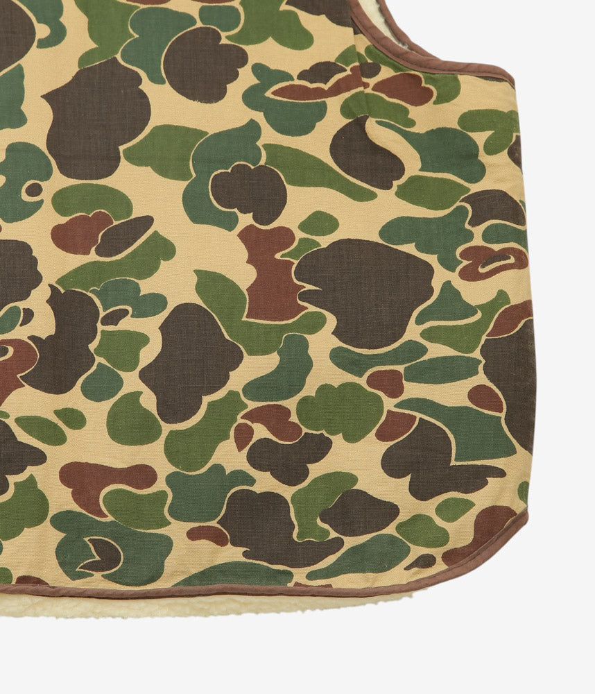 VINTAGE CLOTHING ''70's DUCK HUNTER CAMO VEST'' (CAMO)