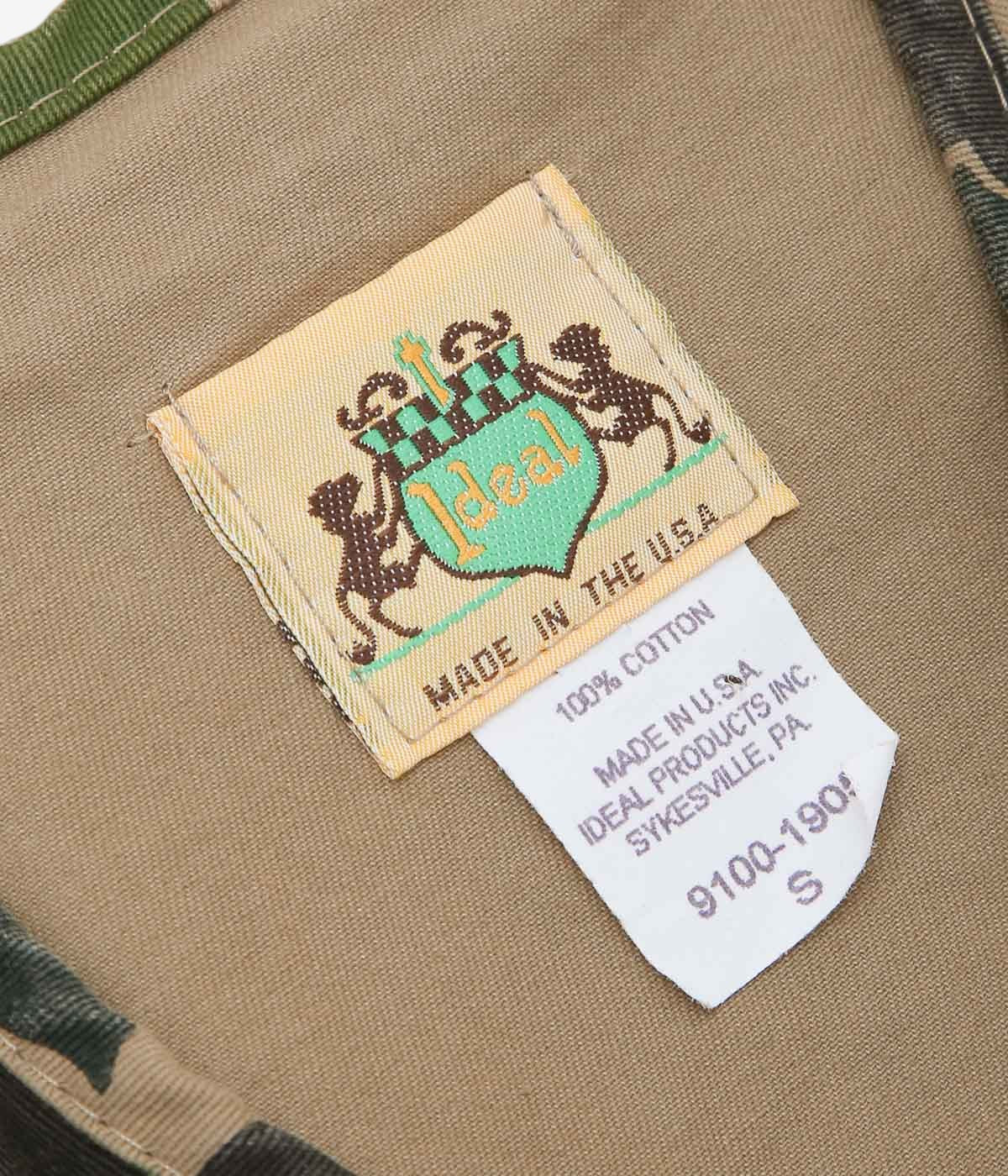 VINTAGE CLOTHING "70's IDEAL HUNTING VEST" (CAMO)