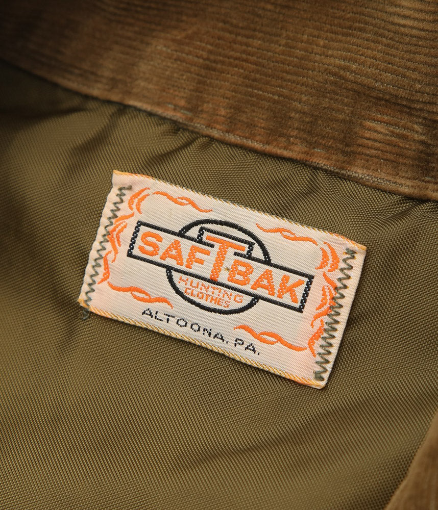 VINTAGE CLOTHING ''70's SAFTBAK DUCK HUNTER CAMO HUNTING JACKET'' (CAMO)