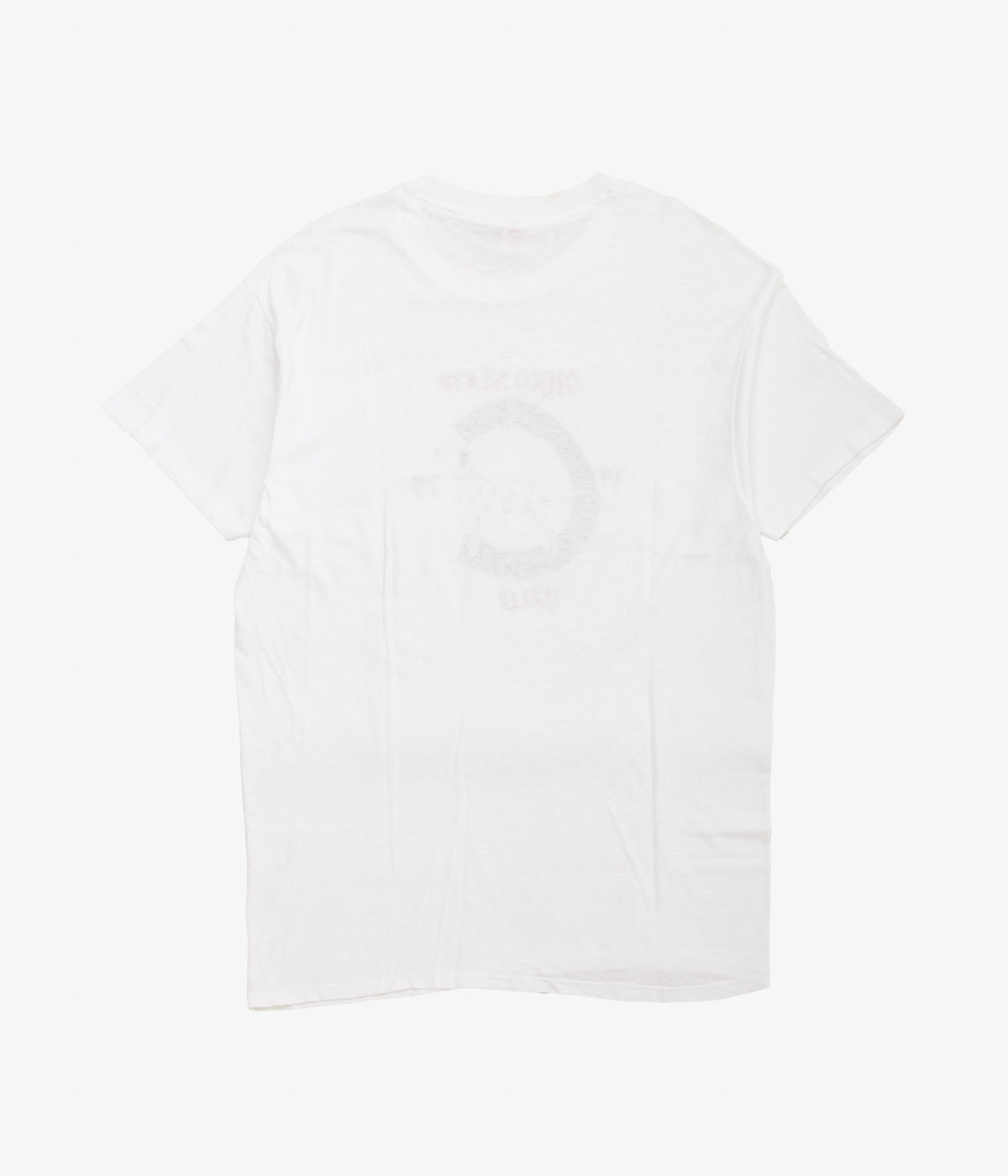 VINTAGE CLOTHING ''70S HANES "OHIO STATE DOG" HAND PAINT TSHIRTS'' (WHITE)