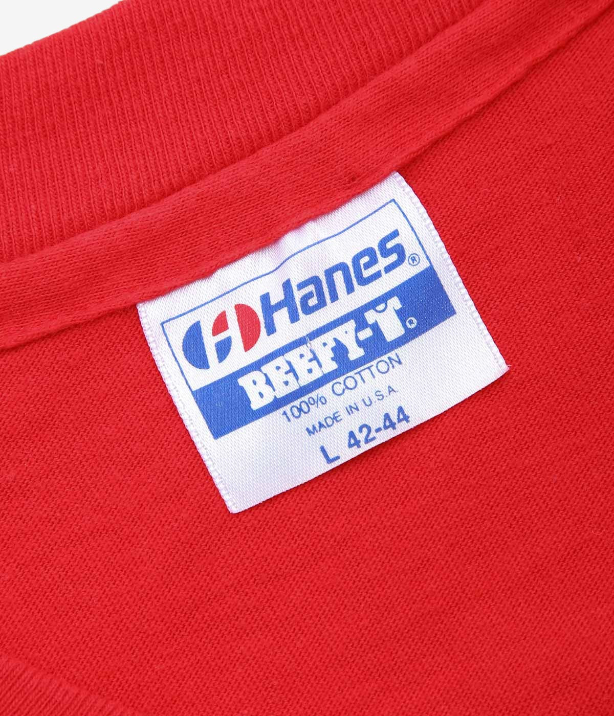 VINTAGE CLOTHING ''80's BEN&JERRY'S L/S TEE'' (RED)