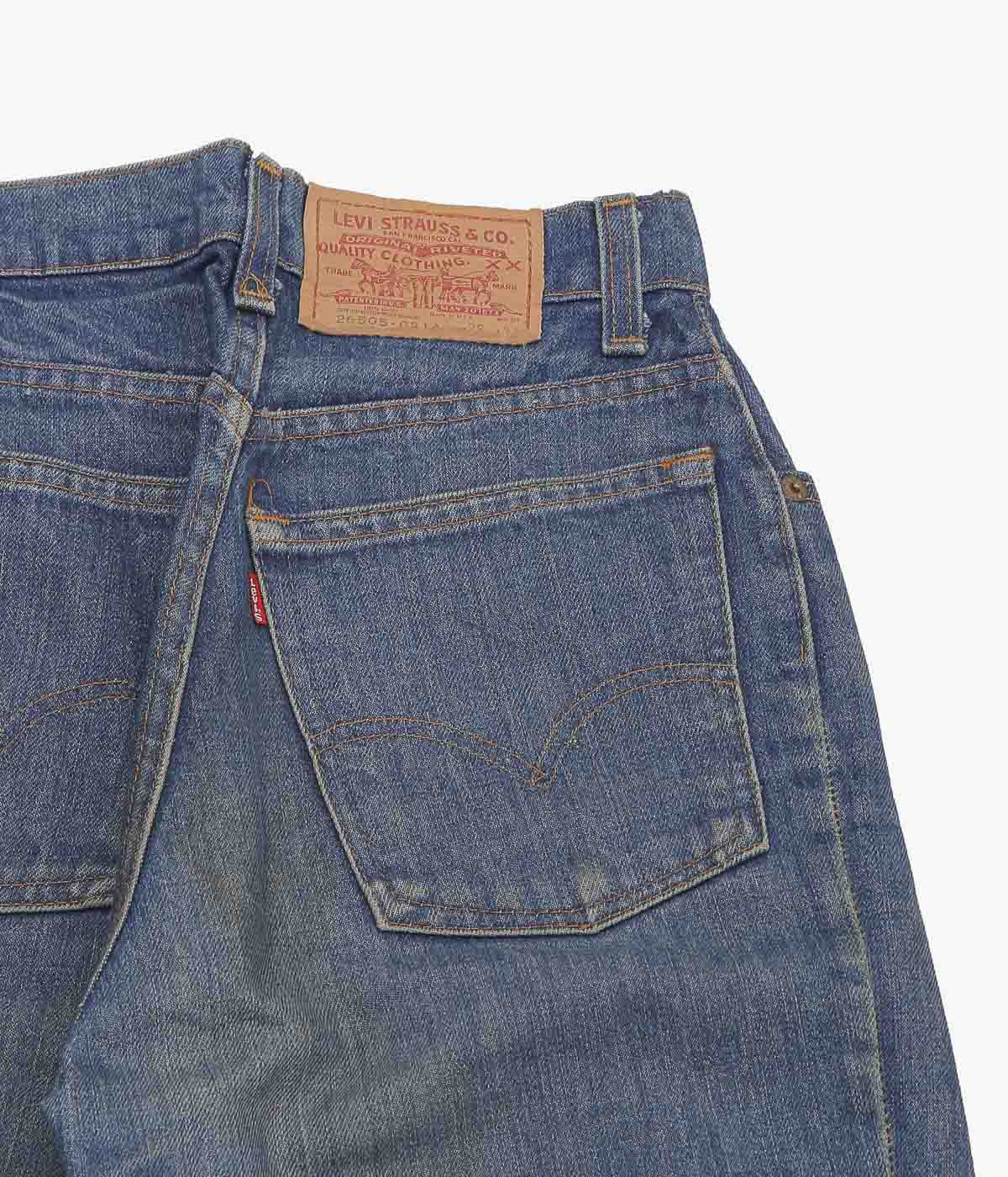 VINTAGE CLOTHING ''80'S LEVI'S 26505 USA'' (INDIGO)
