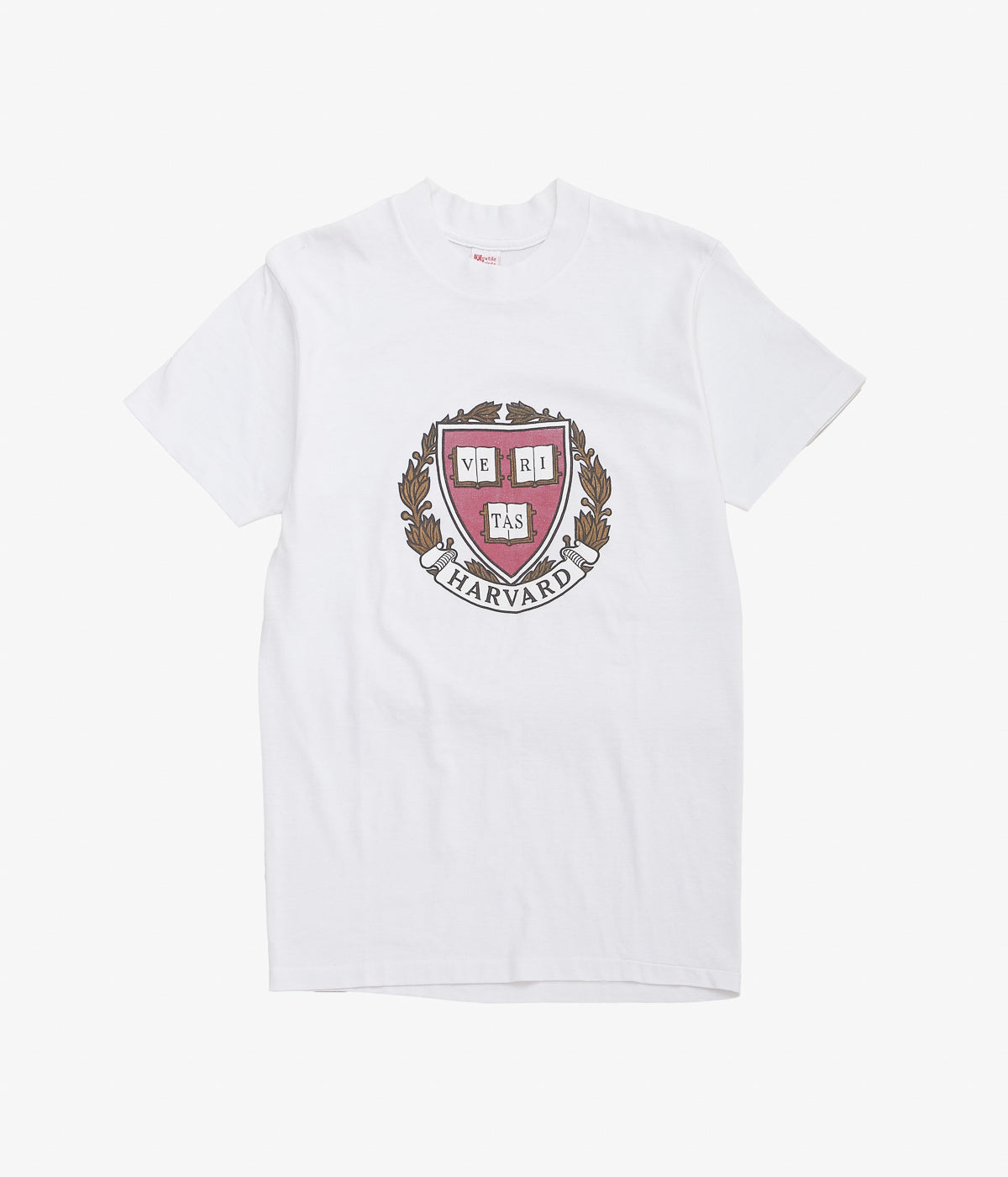 VINTAGE CLOTHING''80'S TEXTILE PRINTS “VERITAS”''(WHITE)